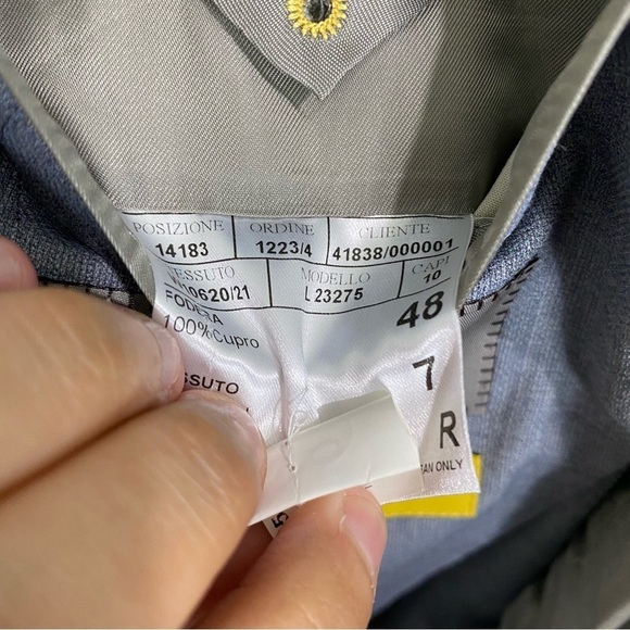 Canali Gray Kai Travel‎ Blazer Sz IT 48 , US 38 - Picture 8 of 16